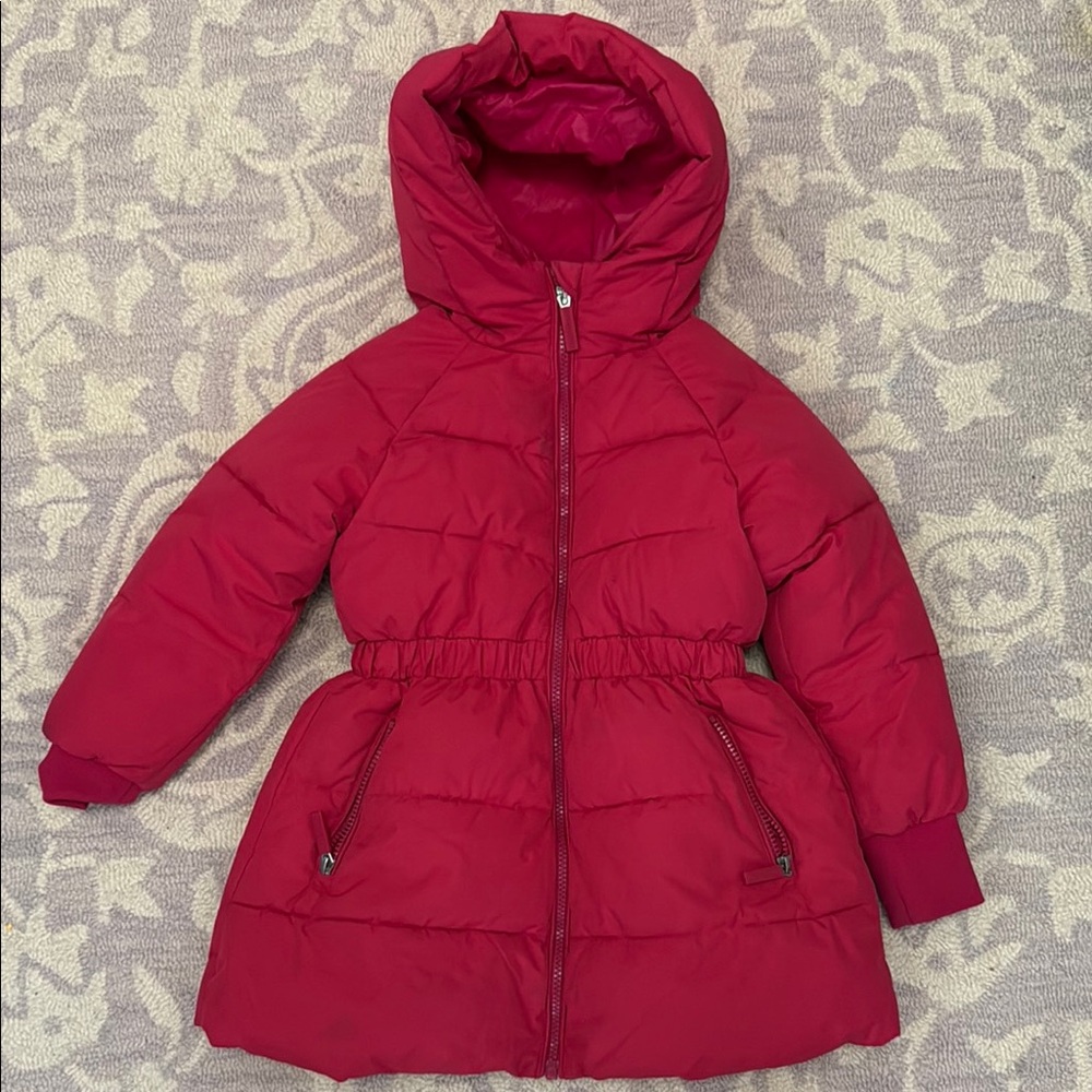 Jacadi Red Puffer Jacket for Kids